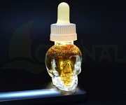 15ml Skull Glass Bottle
