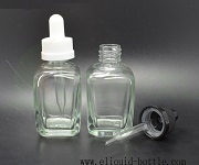 30ml Square Glass Eliquid Bottle