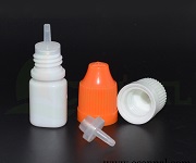2.5ml White Plastic Bottle
